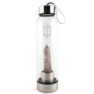 GLACCE SMOKEY QUARTZ WATER BOTTLE